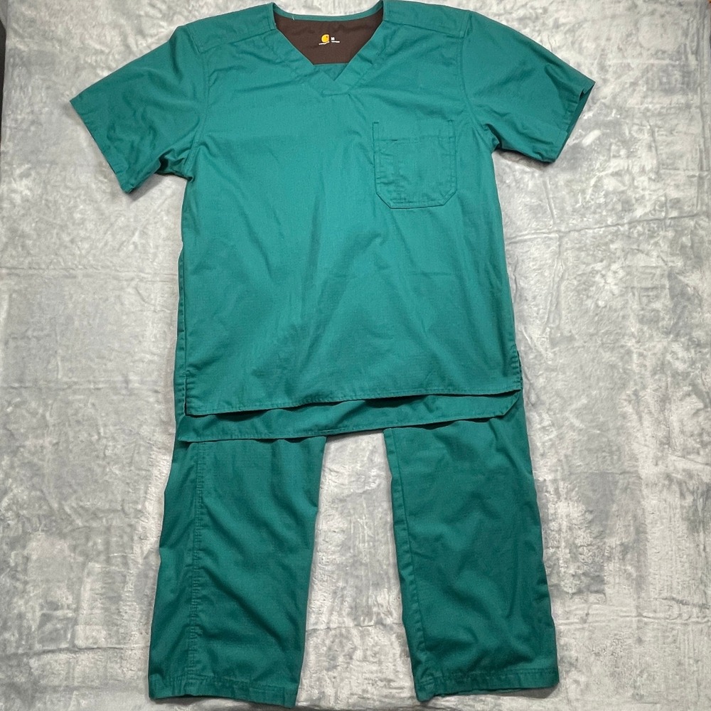 Carhartt Teal Green Scrub Set